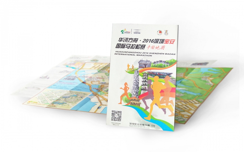 馬拉松手繪地圖